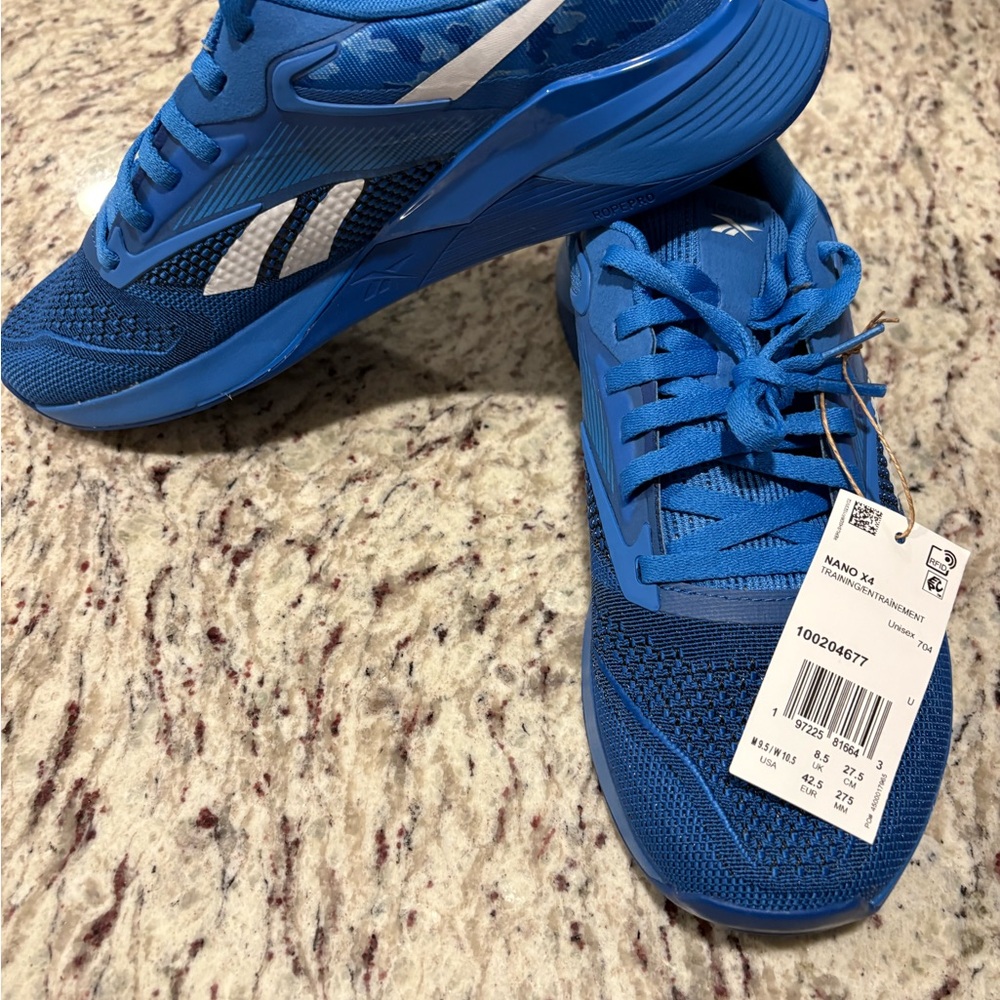 Reebok Vibrant Blue Sneakers with White Detail